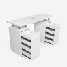 Table manucure professionnelle aspirateur et plateau en marbre Marquis Offre