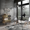 Lustre suspendu moderne en métal noir tressé avec câble réglable Ø50 Spider Vente
