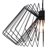 Lustre suspendu moderne en métal noir tressé avec câble réglable Ø50 Spider Offre