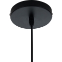Lustre suspendu moderne en métal noir tressé avec câble réglable Ø50 Spider Remises