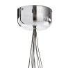 Lustre suspendu moderne 10 lumières et sphères transparentes Bubbles Offre