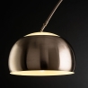 Lampe en arc en métal avec base en marbre h220 cm Bow Remises