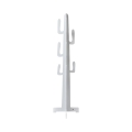 Porte-manteau sur pied cactus en bois blanc h160cm Texas Promotion