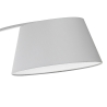 Lampe de sol arc en métal blanc avec base en marbre h160 cm Moines Offre