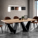 Table de salle à manger 200x100cm moderne base design 8 places Dabliu Vente