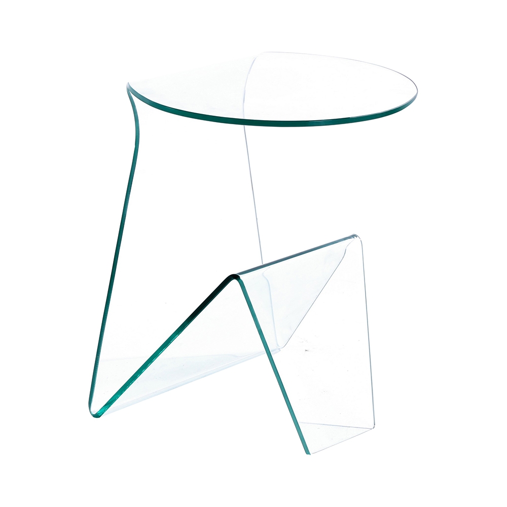Table basse table de chevet design moderne en verre courbé Light Promotion Table basse table de chevet design moderne en verre courbé Light Promotion