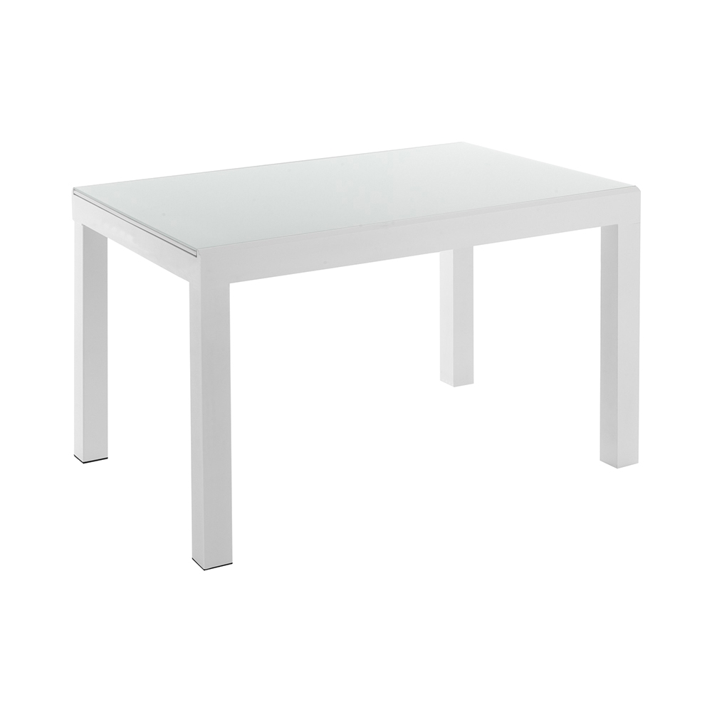 Table extensible en verre 120-350x83cm pour salle à manger cuisine Far Promotion