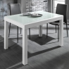 Table extensible en verre 120-350x83cm pour salle à manger cuisine Far Catalogue