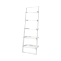 Étagère murale blanche moderne en forme d'échelle avec 5 étagères h193cm Peoria Promotion