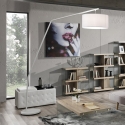 Lampe au sol en arc métal blanc h175 cm Norman Vente
