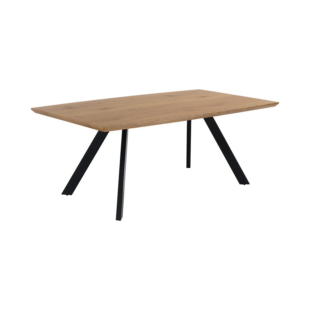 Table de salle à manger 160x90cm moderne en bois 8 places Torrance