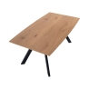 Table de salle à manger 160x90cm moderne en bois 8 places Torrance Vente