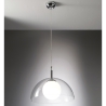 Lustre de plafond suspendu avec abat-jour transparent Brisbane Remises