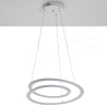 Lustre suspendu moderne à LED et câble réglable Ø50 cm Howick Remises