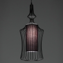 Lustre suspension moderne en métal avec câble réglable Ø29cm Venus A Vente