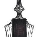 Lustre suspension moderne en métal avec câble réglable Ø29cm Venus A Remises