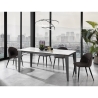 Lustre à LED suspendu avec anneaux tressés Ø80 cm Kering Catalogue