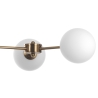 Lustre suspendu 6 lumières design en métal et verre Cardy Catalogue
