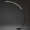 Lampe sur pied en arc en aluminium mat avec led h175 cm Nampa Vente