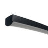 Lampe sur pied en arc en aluminium mat avec led h175 cm Nampa Réductions