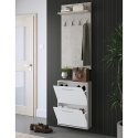 Meuble d'entrée armoire chaussures et porte-manteau Plaka Cement Vente
