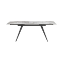 Table extensible pour repas plateau en céramique 140-200x81cm Onice Réductions