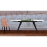 Table extensible pour repas plateau en céramique 140-200x81cm Onice Choix
