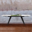 Table extensible pour repas plateau en céramique 140-200x81cm Onice Modèle