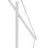 Lampe de sol blanche réglable en métal h210 cm Sayonara White Remises