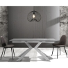 Lustre suspension moderne en métal noir avec câble réglable Ø42 Lynton B Offre