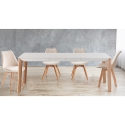 4 chaises en velours style scandinave pour salon cuisine Smart Soft Choix