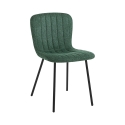 4 chaises de cuisine séjour salle à manger modernes en tissu Karya 
