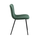 4 chaises de cuisine séjour salle à manger modernes en tissu Karya 