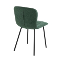 4 chaises de cuisine séjour salle à manger modernes en tissu Karya 