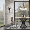 Lustre design moderne applique murale géométrique LED Rhos Vente