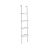 Bibliothèque murale blanche à étagères 4 niveaux h180cm Little Peoria Offre