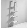 Bibliothèque murale blanche à étagères 4 niveaux h180cm Little Peoria Vente