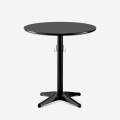 Table ronde 70cm pour bar pub restaurant avec crochet pour sac Engys Promotion