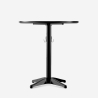 Table ronde 70cm pour bar pub restaurant avec crochet pour sac Engys Vente