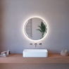 Miroir de salle de bain rond 75cm LED bluetooth ETR129-S Promotion