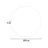 Miroir de salle de bain rond 75cm LED bluetooth ETR129-S Offre