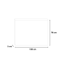 Miroir de salle de bain anti-buée LED rétro-éclairé 100x70 ETR127-M Offre