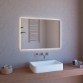Miroir de salle de bain LED 100x70cm haut-parleurs Bluetooth ETR109 Promotion