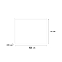Miroir de salle de bain LED 100x70cm haut-parleurs Bluetooth ETR109 Offre