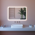 Miroir salle de bain LED tactile 100x70cm Bluetooth ETR100-L Promotion