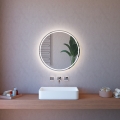 Miroir de salle de bain rond 75cm LED avec antibuée ETR103-M Promotion