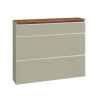 Armoire à chaussures moderne Magic Bata WT L, rangement compact pour 24 paires, 2 portes Offre