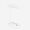 Table d'appoint blanche et noir pour canapé salon Kavet Remises