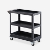 Chariot porte-outils en métal 3 étagères avec roues Kerey Plus Remises