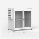 Armoire égouttoir à vaisselle pour cuisine 44x28x47cm Arin Caractéristiques